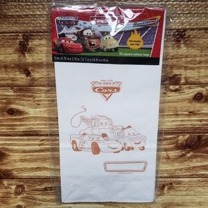 Disney Cars Party Favor Lunch Bags Lightning McQueen Mater Luigi Disney